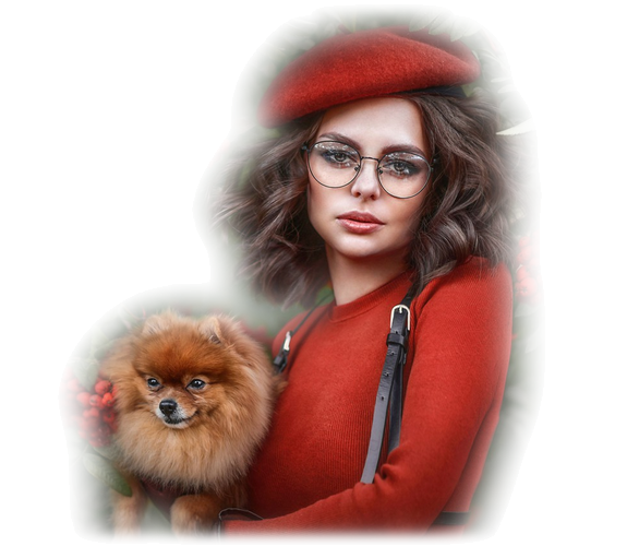 TUBE FILLE AVEC ANIMAUX 7