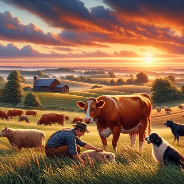 VACHE CHEVRE MOUTON...