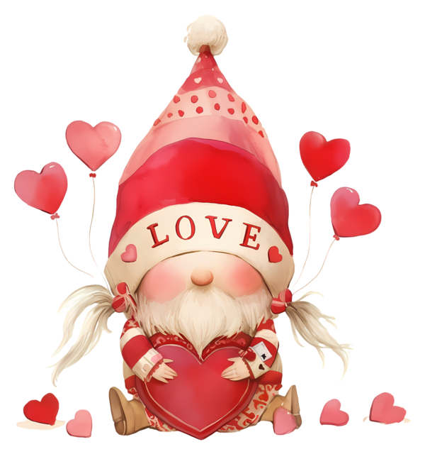 TUBE SAINT VALENTIN PERSONNAGE