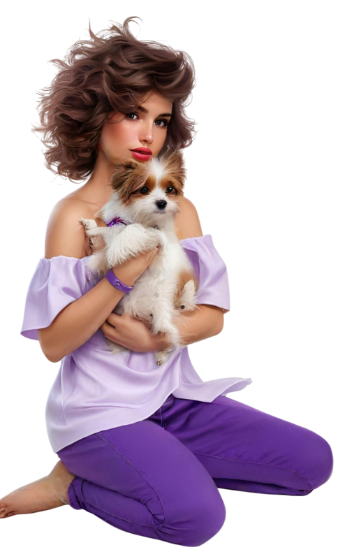 TUBE FILLE AVEC ANIMAUX 7