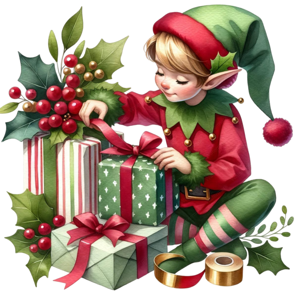 TUBE NOEL ELFE LUTIN ANGE