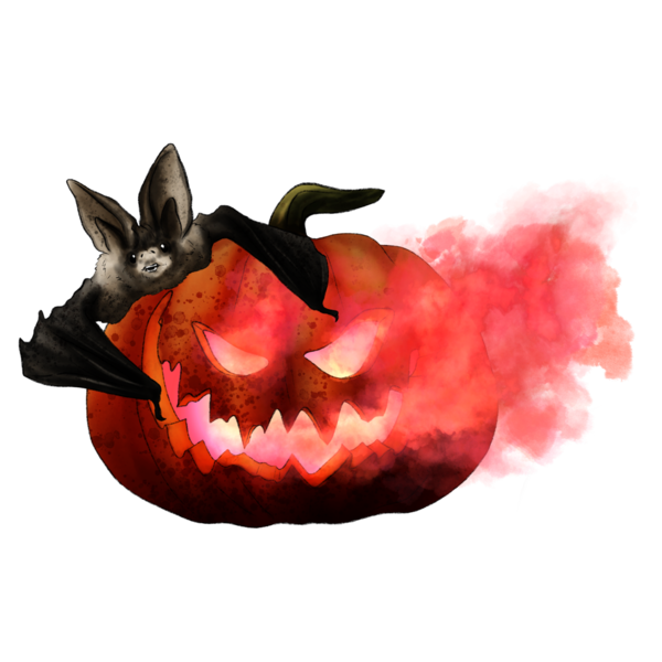 TUBE HALLOWEEN OISEAU + CHAUVE SOURIS