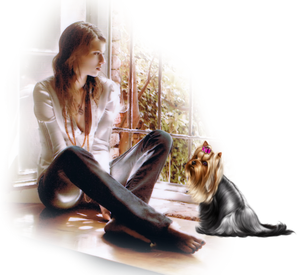 TUBE FILLE AVEC ANIMAUX 7