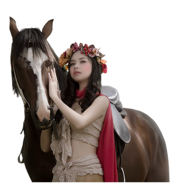 TUBE FILLE AVEC ANIMAUX 7