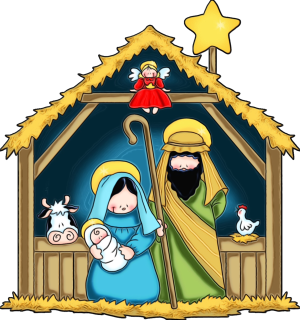 TUBE NOEL CRECHE ET ROI MAGE