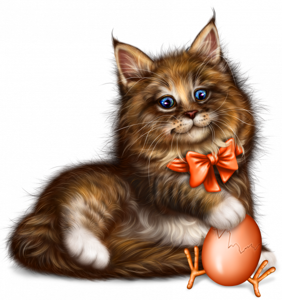 easter-kitty-playing-with-egg-png4