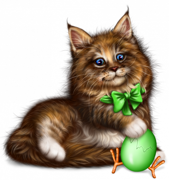 easter-kitty-playing-with-egg-png7