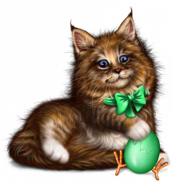 easter-kitty-playing-with-egg-png8