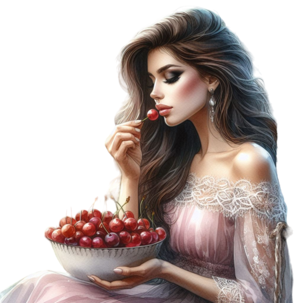 TUBE FILLE 2 AVEC FRUITS, CAFE, AUTRES...