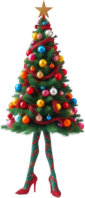 TUBE NOEL BOULE ET SAPIN 2