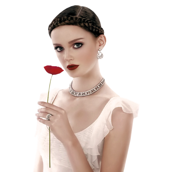 TUBE FILLE AVEC FLEURS 5