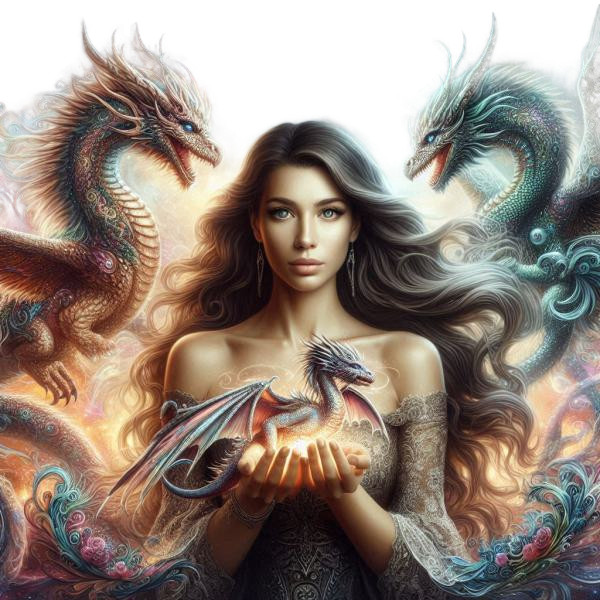 TUBE FILLE AVEC ANIMAUX 7