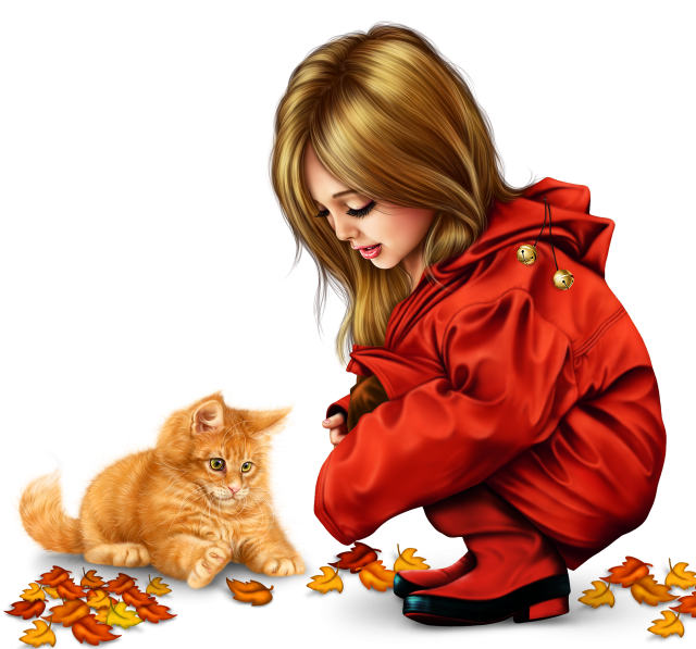 little_girl_in_raincoat_with_a_kitty_png_30.png