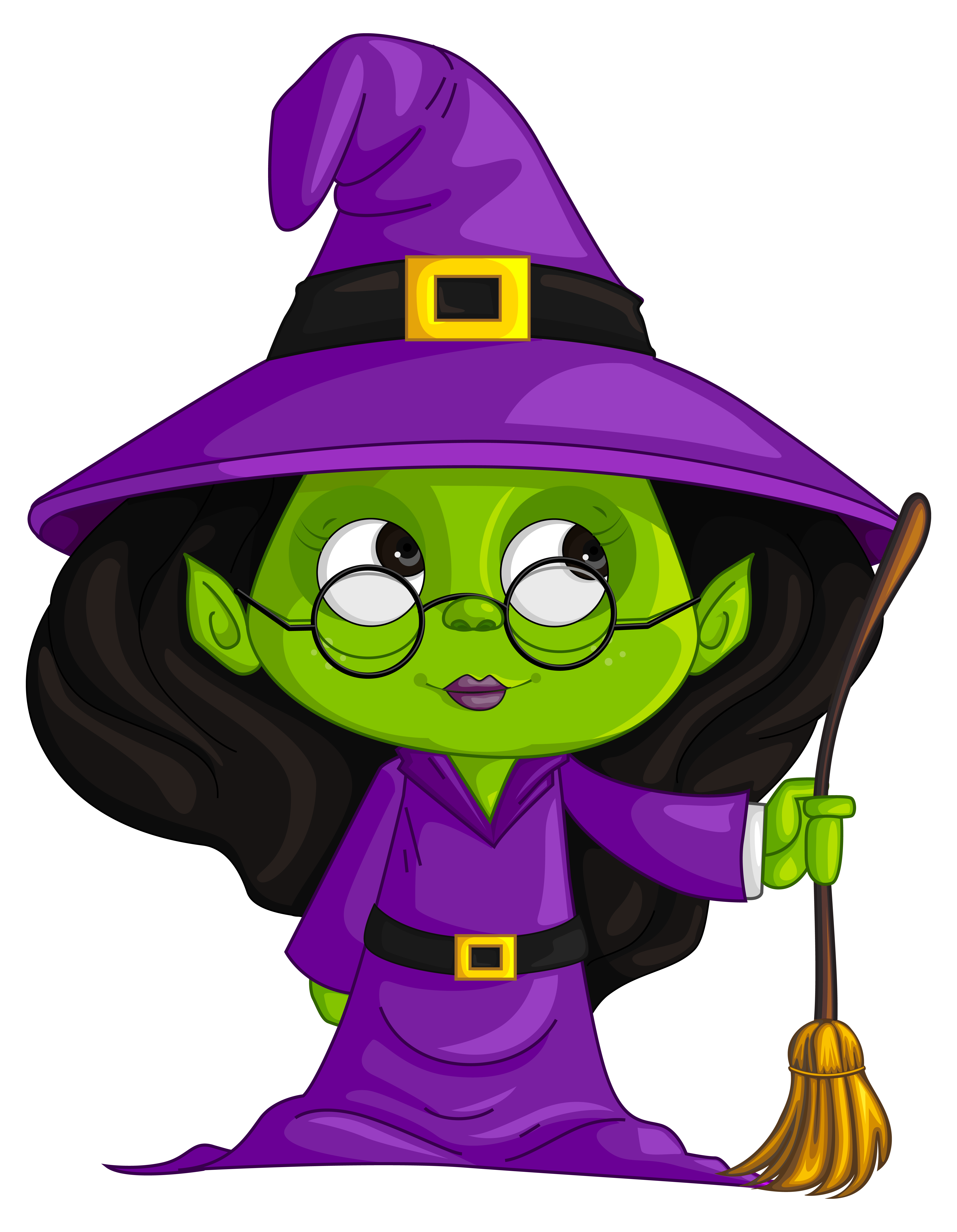 green witch clipart - photo #16