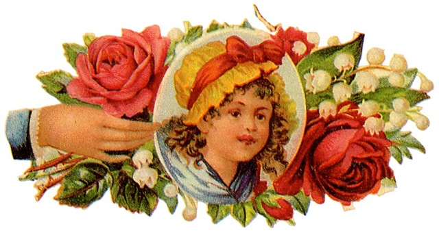 vintage-children-clip-art-little-girl-in-flower-border-with-womans-hand.jpg